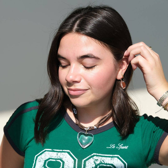 Mini Touchdown Football Earrings - Olita Gifts & Goods