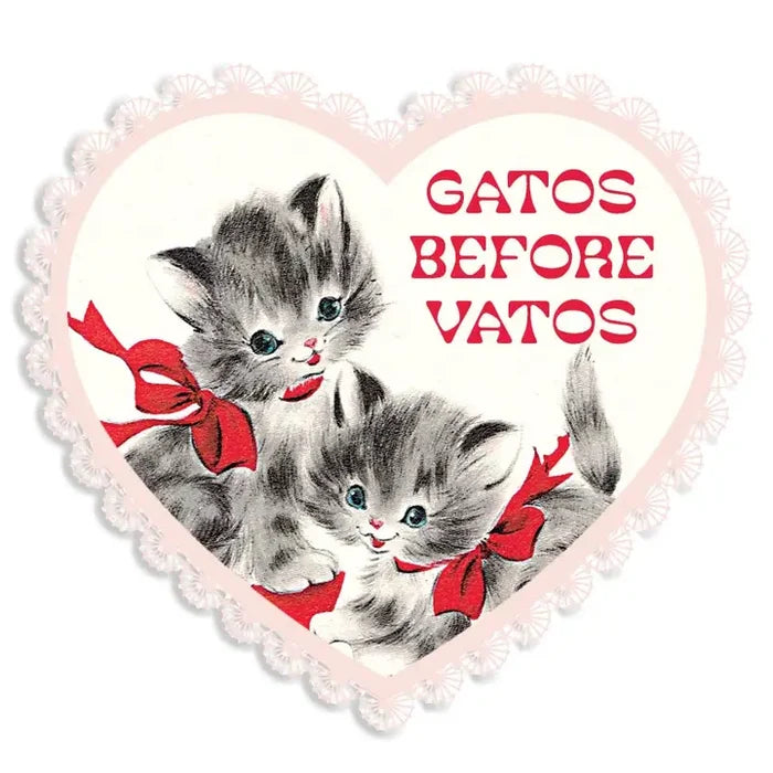 Gatos Before Vatos Sticker