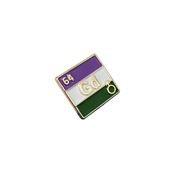 Genderqueer Pride Enamel Pin