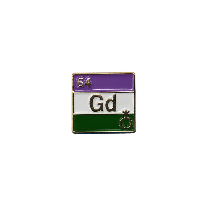 Genderqueer Pride Enamel Pin