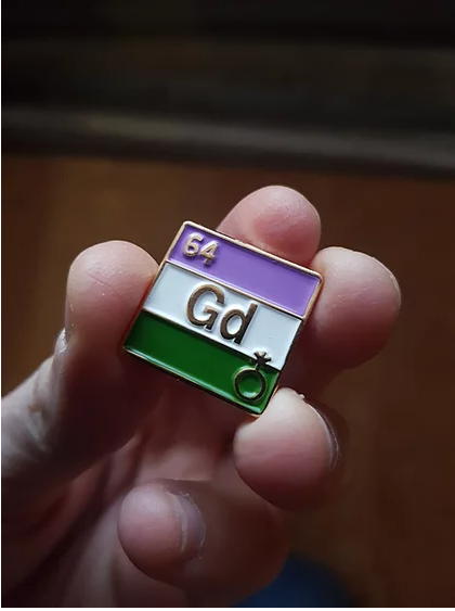 Genderqueer Pride Enamel Pin