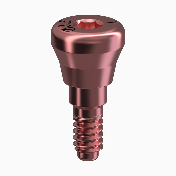 GENESIS ACTIVE™ Conical Healing Abutment, Flared, Ø3.5, H1.0mm