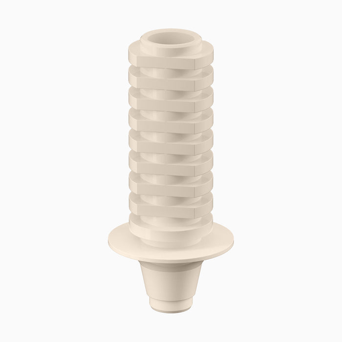 GENESIS ACTIVE™ Conical PEEK Temporary Abutment, Concave, Ø6.0, H1.0mm, Non-Engaging