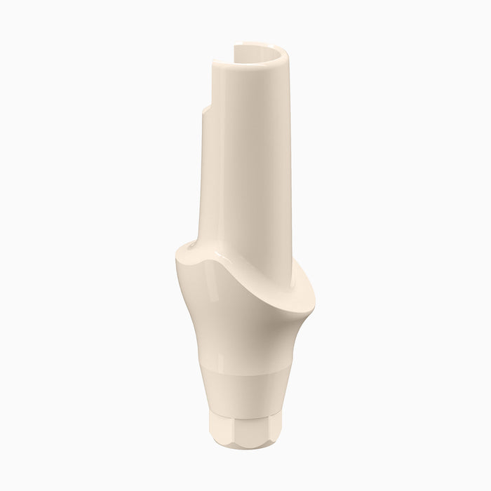 GENESIS ACTIVE™ Conical Temporary Abutment, PEEK, Straight, Esthetic, Concave, Ø4.5, H3.0mm, Engaging