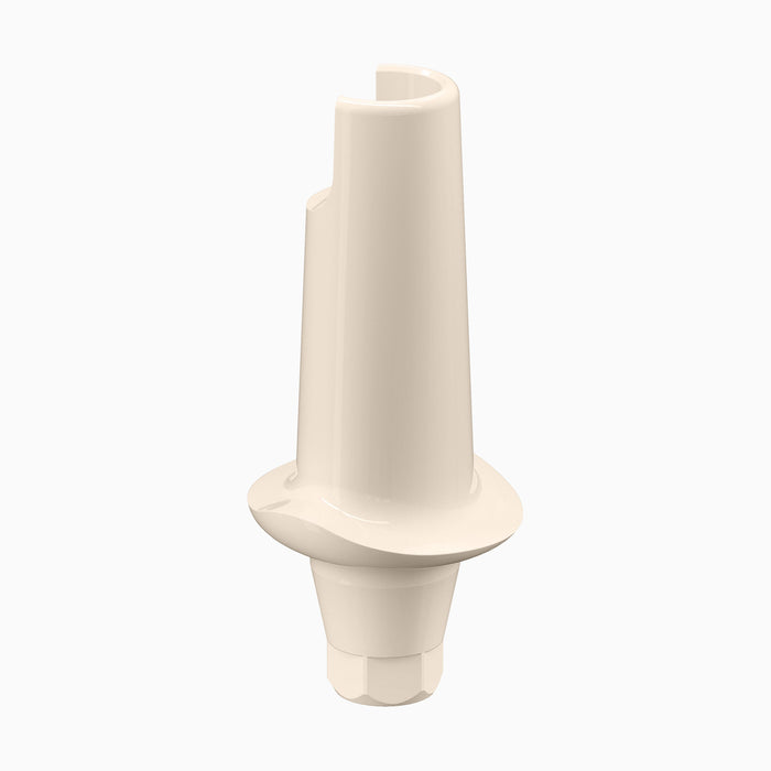 GENESIS ACTIVE™ Conical Temporary Abutment, PEEK, Straight, Esthetic, Concave, Ø6.0, H1.0mm, Engaging