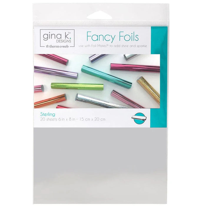 Gina K. Designs - Fancy Transfer Foil Value Pack - Sterling Silver (20 Sheets)