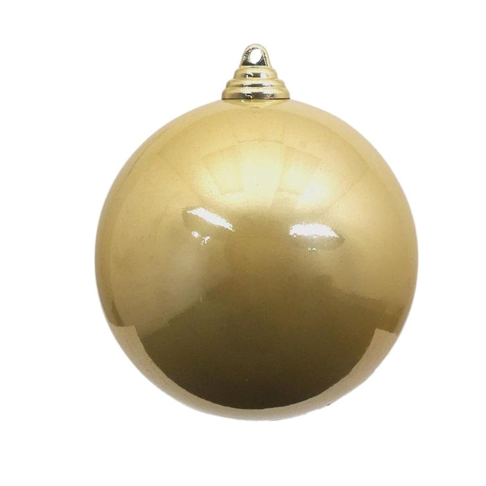 Gold Candy Apple Ball Ornament, 4"