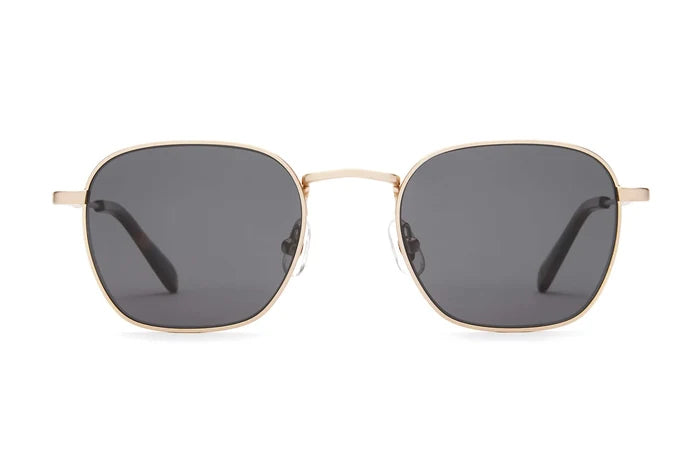 Gold Groove Polarized Pilot Sunglasses