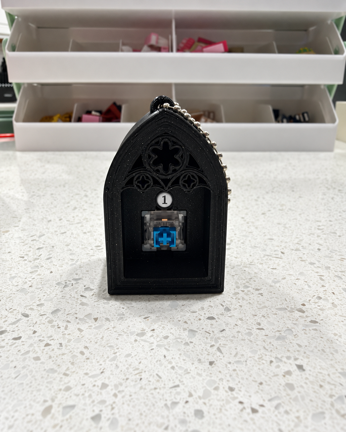 Gothic Bookshelf Fidget Clicker