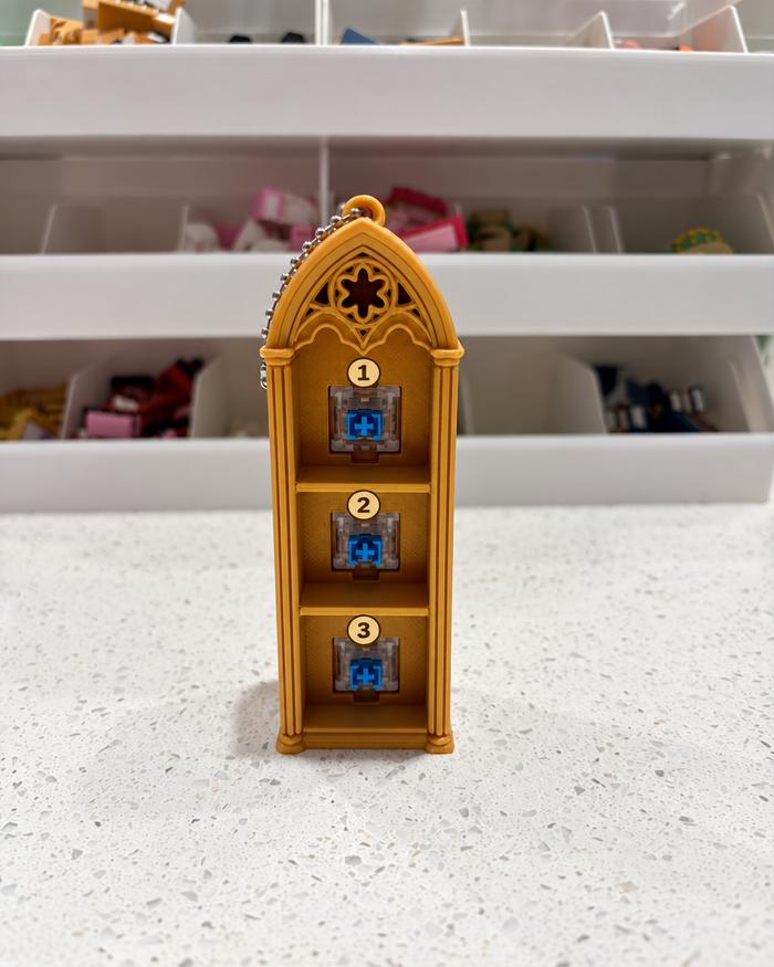 Gothic Bookshelf Fidget Clicker