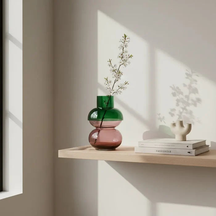 Green Pink Medium Bubble Vase