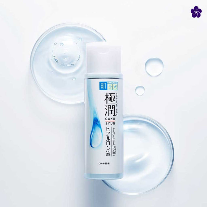 Hada Labo Gokujyun Lotion. Best Japanese Toners. Murasaki Cosmetics. Hada labo lotion texture. Japanese Skincare Shop Netherlands