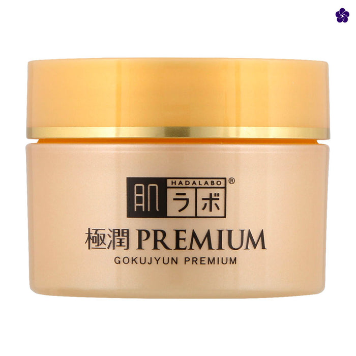 Hada Labo Gokujyun Premium Hyaluronic Acid Cream. Murasaki Cosmetics. Japanese Facial Cream. Asian Skincare. J-Beauty Nederland
