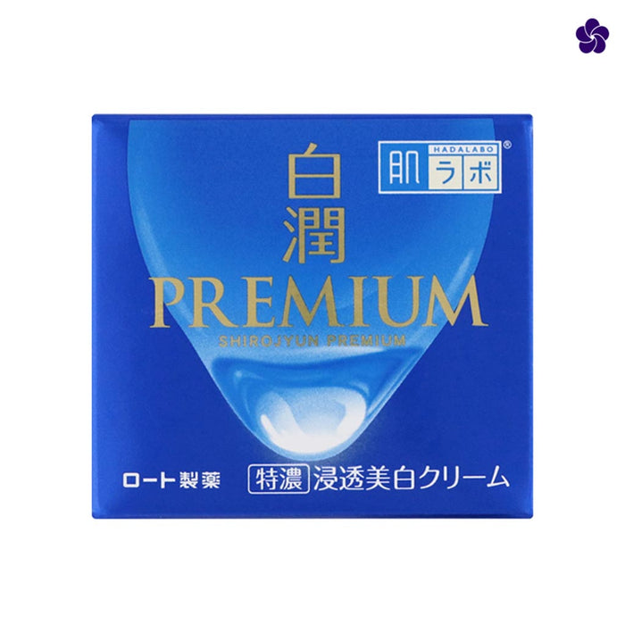 Hada Labo Shirojyun Premium Cream. Japanese whitening cream. Murasaki Cosmetics. Japanese skincare and cosmetics Nederland & Belgium.