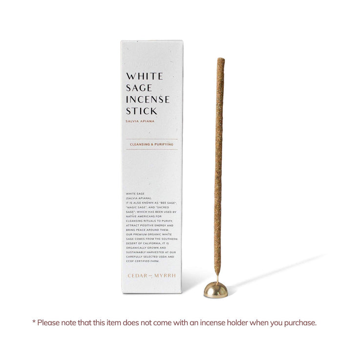 Hand Rolled Incense Sticks | White Sage | Cedar and Myrrh