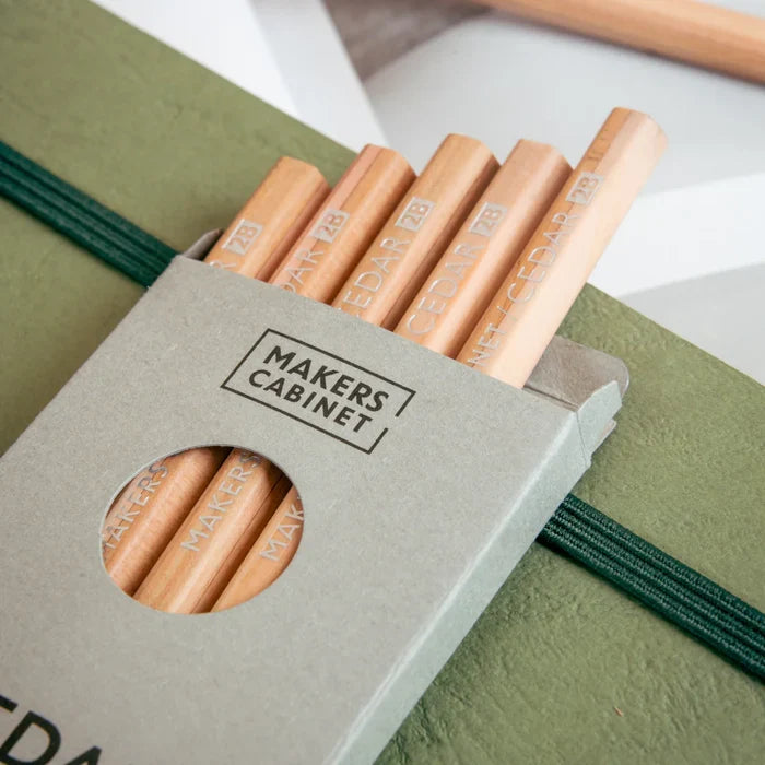 HB Pencil Refills for Ferrule - Pack of Six