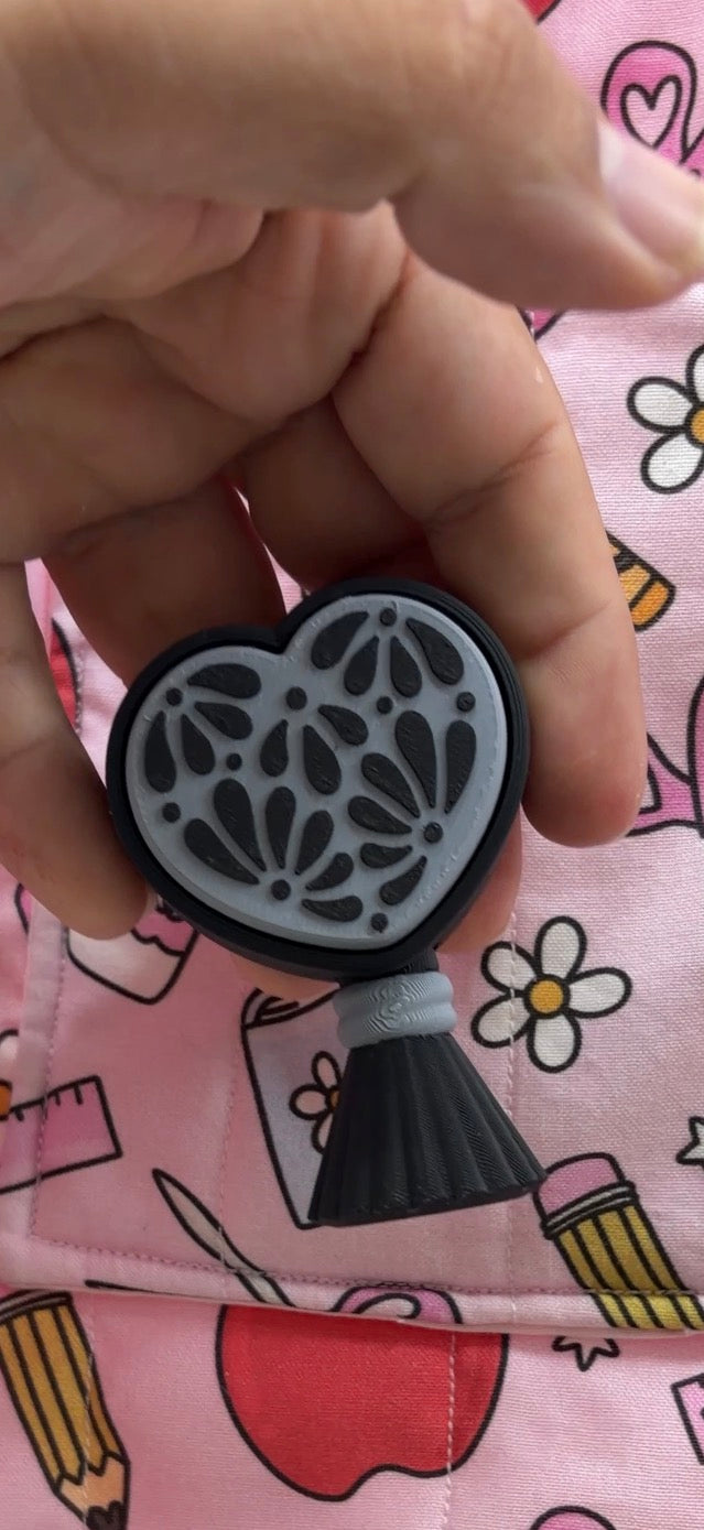 Heart Tassel Fidget Clicker