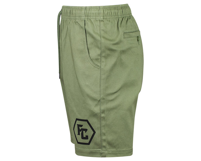 Hex Shorts - Military Green Side