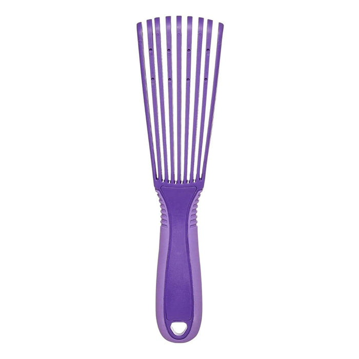 #Hh63 Glide & Define Detangle 9 Row Non-Slip Brush [Purple]