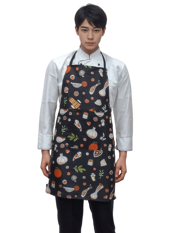 HICKORY Premium Designer Kitchen Apron – Green Essence for Stylish Chefs - J R GARMENTS