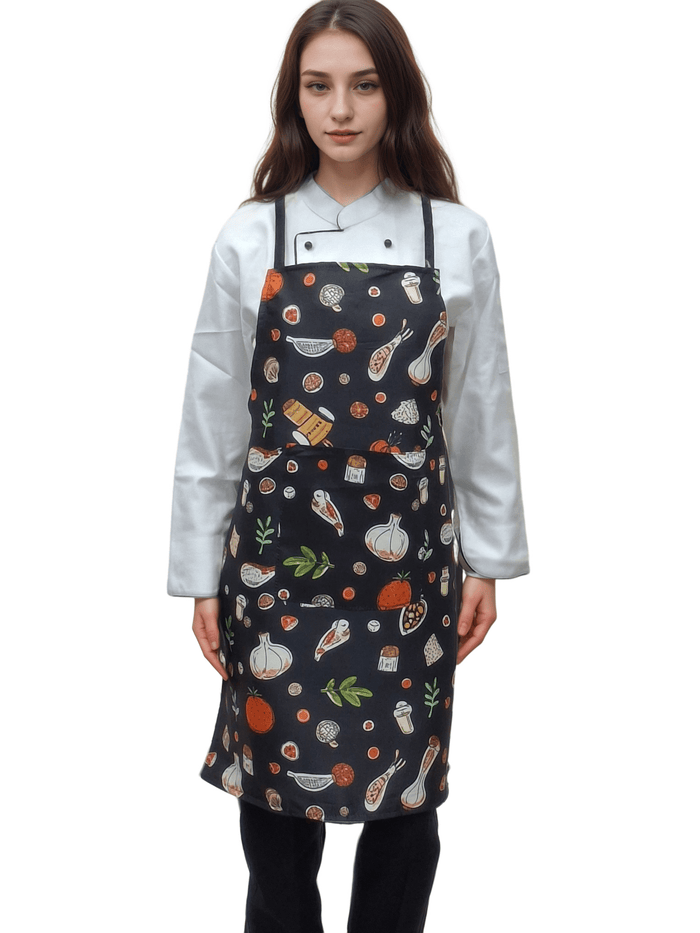 HICKORY Premium Designer Kitchen Apron – Green Essence for Stylish Chefs - J R GARMENTS
