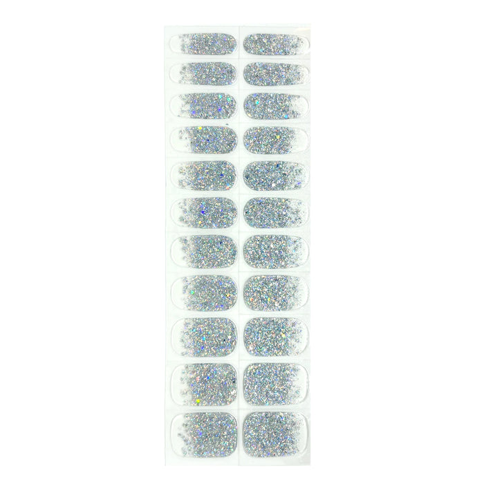 Holographic Glitter No Light Gel Nail Wraps (NLG)