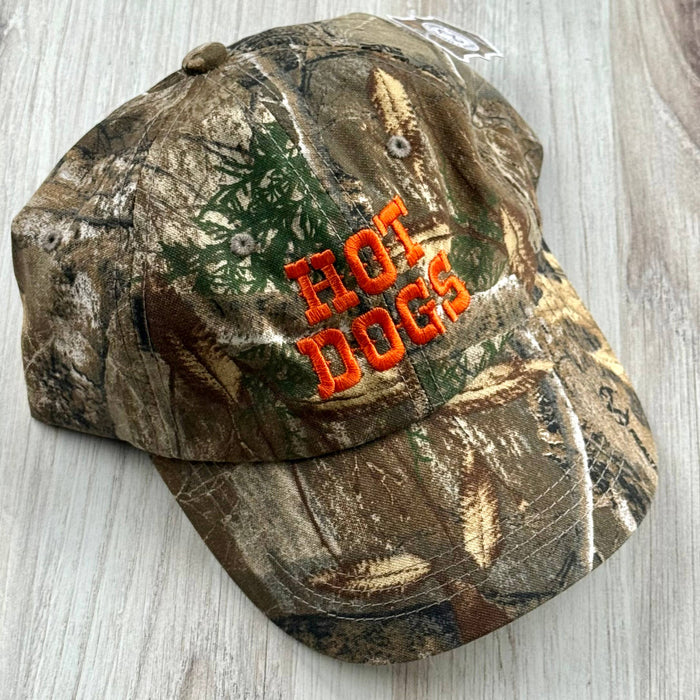 Hot Dogs Camo Baseball Cap