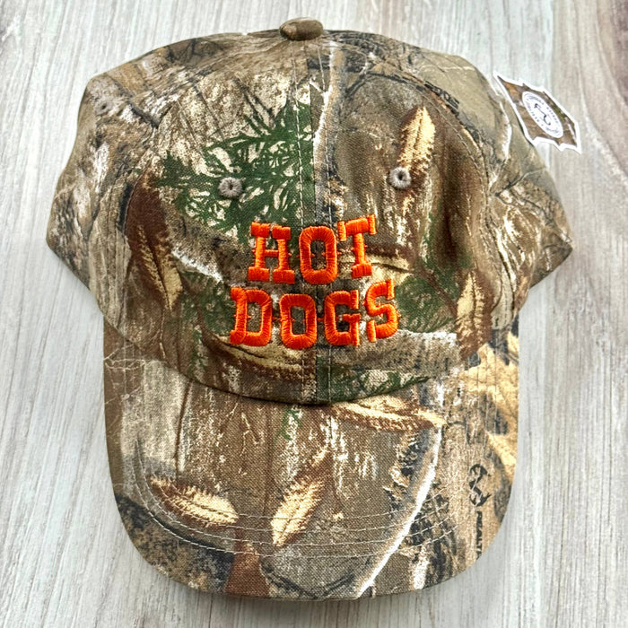 Hot Dogs Camo Baseball Cap