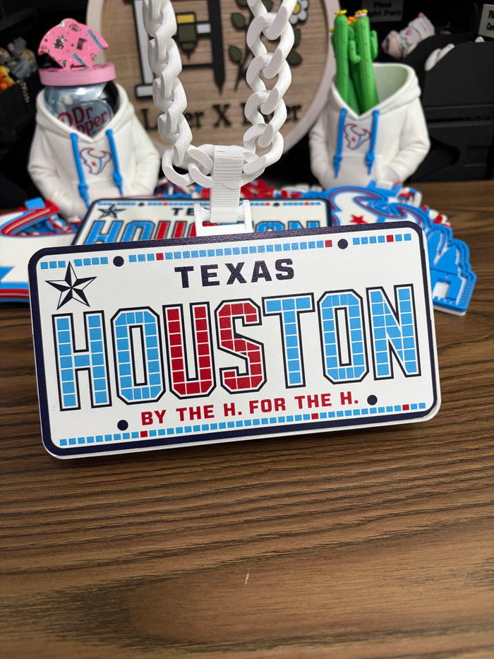 Houston Rivalries Light-Up Cuban Chain