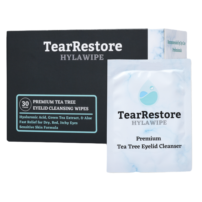 HylaWipe™  Tea Tree Eyelid Wipes image 0