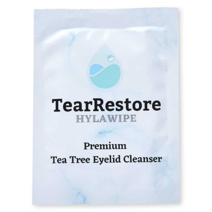HylaWipe™  Tea Tree Eyelid Wipes image 6