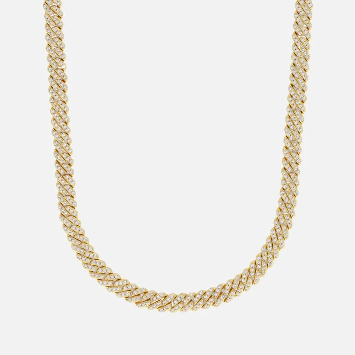 Iced Cuban Chain - 6mm - Gold