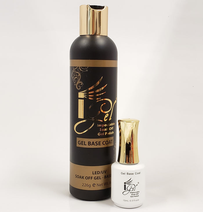 Igel Impeccable Soak off Gel - (FOUNDATION) BASE COAT - Choose Size