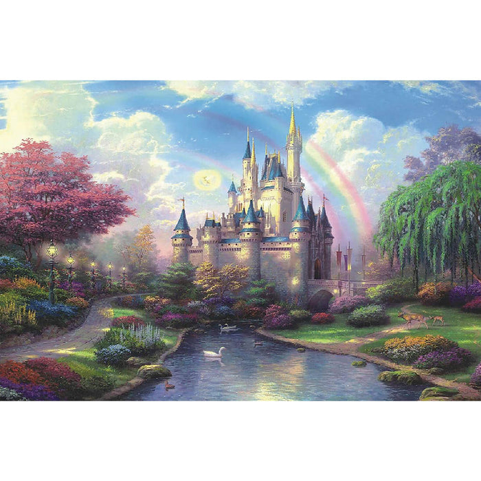 Ingooood Wooden Jigsaw Puzzle 1000 Piece - Cartoon Castle - Ingooood jigsaw puzzle 1000 piece