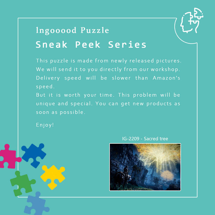 Ingooood Wooden Jigsaw Puzzle 1000 Piece - Sacred tree - Ingooood jigsaw puzzle 1000 piece