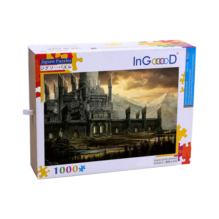 Ingooood Wooden Jigsaw Puzzle 1000 Piece - Towering castle - Ingooood jigsaw puzzle 1000 piece
