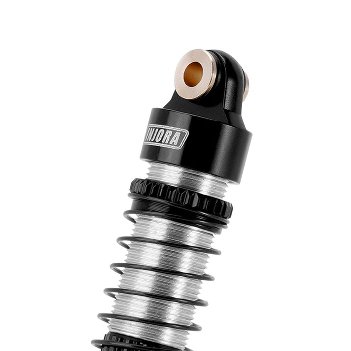 INJORA 53mm Threaded Oil Shocks for 1/18 Redcat Ascent18 - 4pcs black