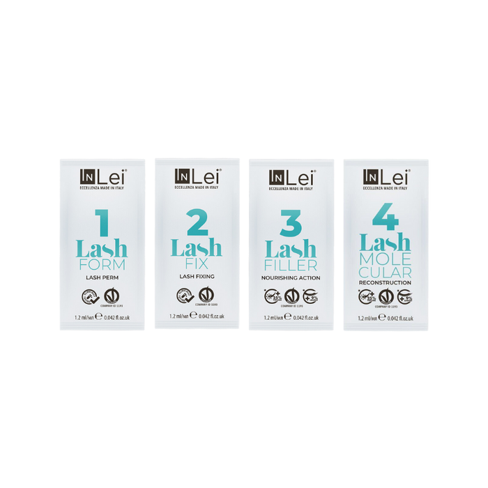 InLei® - Lash Filler 25.9 Sample Kit - Sachets (Includes Step 1-3, Lash Molecular 4)