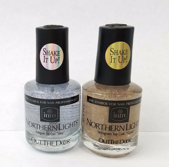 INM Northern Lights - Shake It Up Hologram Top Coat - Choose your Favorite