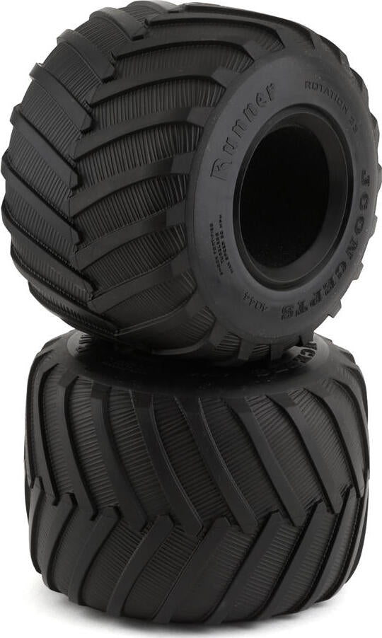 JConcepts Firestorm Runner 2.6" Monster Truck Tires (2) (Blue)