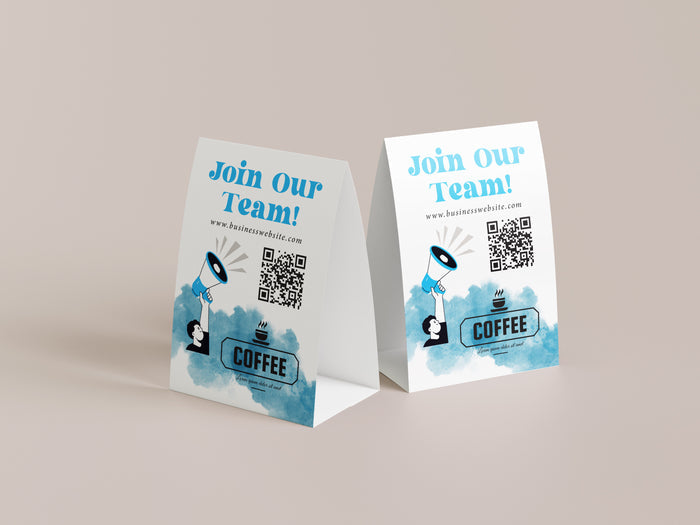 Join Our Team Table Tent