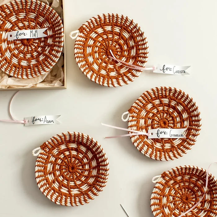 Jojo Jewelry Dishes Kit (Makes 5) Ivory, Rust