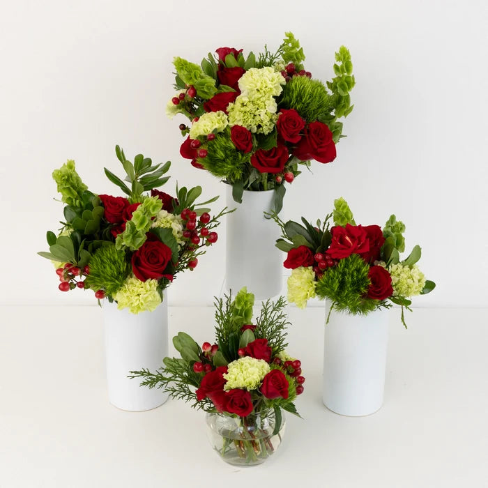 Joyous Noel Flower Centerpieces Close Up - Image