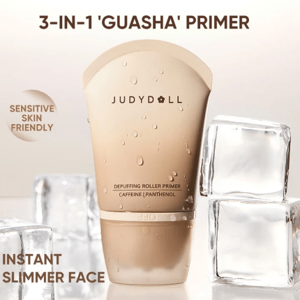 Judydoll Depuffing Roller Primer 80g برايمر جوديدول لإزالة الانتفاخ - Princess Cosmetics Qatar