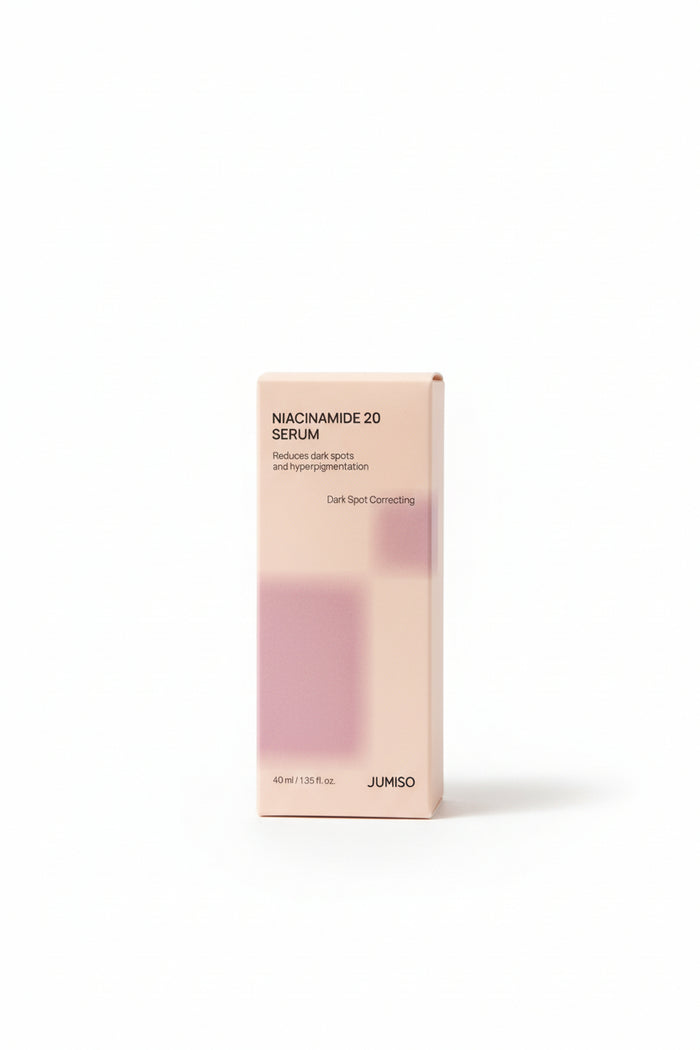 JUNSO Niacinamide 20 Serum box on a dark surface