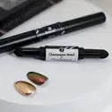 K- 3 Chrome Pen W Champagne Metal x Olive Peacock