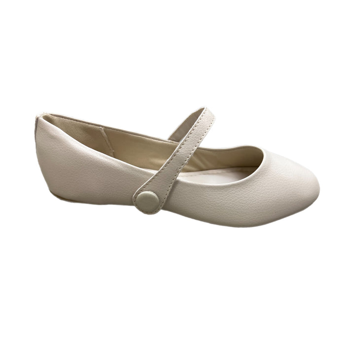 Kimey Ballet Shoe w/ Velcro Strap-Ivory