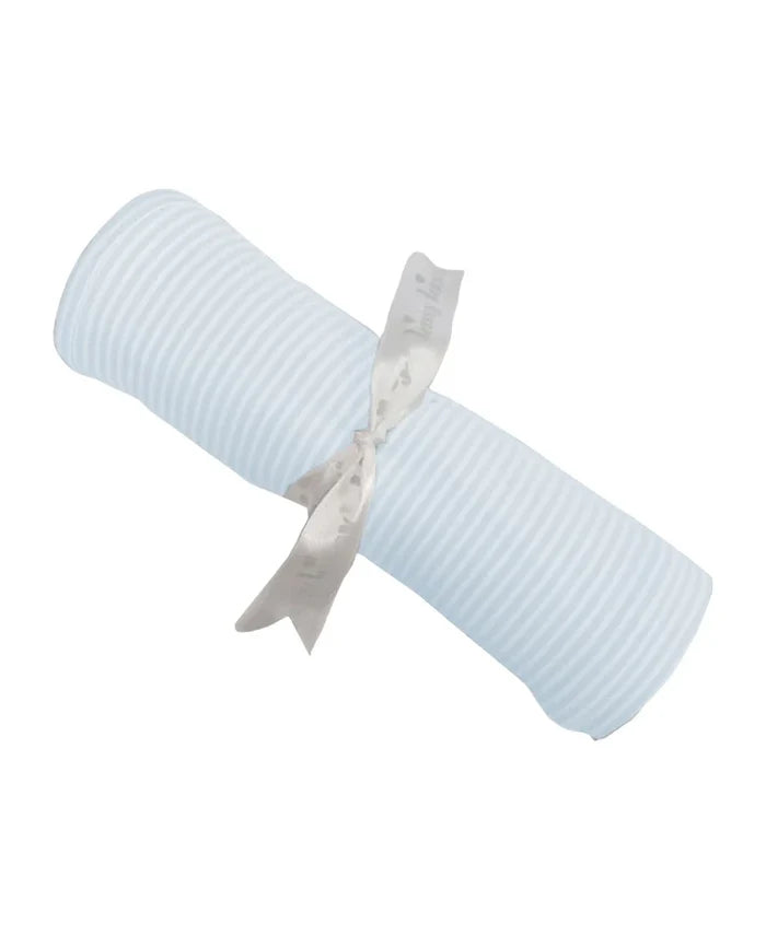 Kissy Blue Rib Stripe Blanket