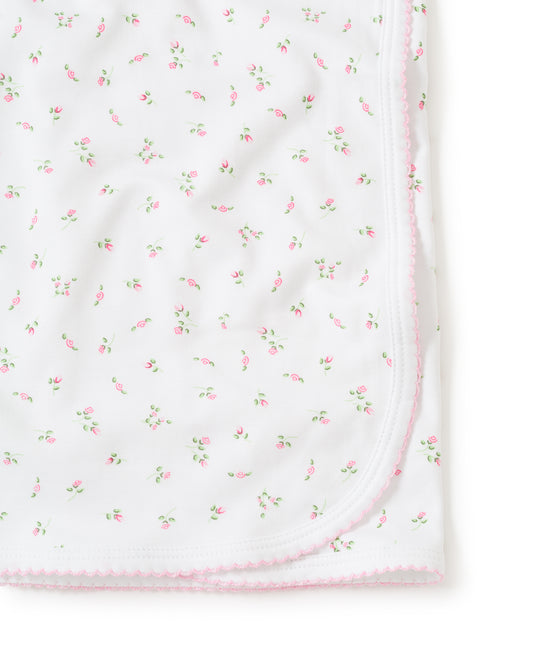 Kissy Kissy Garden Roses Print Blanket