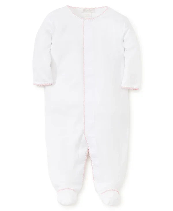Kissy Premier Footie-White/Lt. Pink